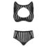 Obraz 7/8 - Petite Noir Exclusive - translucent striped bra set (black)