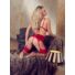 Obraz 4/13 - Abierta Fina - glitter chain lingerie set (red)