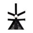 Obraz 4/4 - Abierta Fina - metal ring, lace ornament body harness body (black)