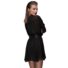 Obraz 4/4 - Noir - neckline, lenge tunic dress (black)
