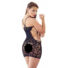 Obraz 3/7 - Mandy Mystery -sieťované šaty s tangami - čierne (S-L)