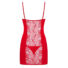 Obraz 4/5 - Obsessive Heartina - Floral Fancy Sleeveless Night Dress (Red)