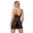 Obraz 2/5 - Obsessive Wonderia - embroidered lace nightdress with thong (black)