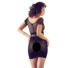Obraz 4/4 - NO: XQSE - short-sleeved fishnet dress with thong (black)