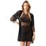 Obraz 3/8 - Cottelli - lace negligee set - black (3 pieces)