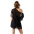Obraz 5/8 - Cottelli - lace negligee set - black (3 pieces)