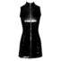 Obraz 5/6 - Black Level - zippered lacquer jacket dress (black)