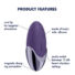 Obraz 7/8 - Satisfyer Purple Pleasure - nabíjací vibrátor na klitoris (fialový)