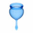 Obraz 3/7 - Satisfyer Feel Good - súprava menštruačných kalíškov (modrá) - 2ks