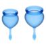 Obraz 1/7 - Satisfyer Feel Good - súprava menštruačných kalíškov (modrá) - 2ks