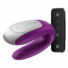 Obraz 1/7 - Satisfyer Double Fun - nabíjací, vodotesný smart párový vibrátor s diaľkovým ovládačom (fialový)