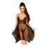 Obraz 1/2 - Penthouse Naughty Doll - čipkované šaty s tangami (čierne)