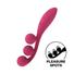 Obraz 9/10 - Satisfyer Tri Ball 1 - dobíjací multifunkčný vibrátor (červený)