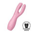 Obraz 1/4 - Satisfyer Threesome 3 - nabíjací stimulátor klitorisu (ružový)