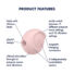 Obraz 7/8 - Satisfyer Sugar Rush akumulátorový vibrátor s vibráciami vzduchovými vlnami pre klitoris (ružový)