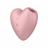 Obraz 1/8 - Satisfyer Cutie Heart - nabíjací stimulátor klitorisu so vzduchovou vlnou (ružový)