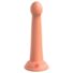 Obraz 4/8 - Dillio Secret Explorer - silikónové dildo so svorkou (17 cm) - oranžové