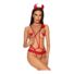 Obraz 1/3 - Obsessive Evilia - ornament body harness devil costume ( 4 pieces)