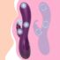 Obraz 3/8 - Tracy's Dog Crybit - vodotesný vibrátor na klitoris na batérie (fialový)