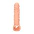 Obraz 5/10 - RealRock Penis Sleeve 8 - návlek na penis (21cm) - telová farba