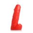 Obraz 3/3 - Spicy Pecker - sviečka s penisovými semenníkmi - veľká (červená)