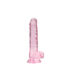 Obraz 2/7 - REALROCK -  priesvitné realistické dildo - ružové (17cm)