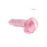 Obraz 5/7 - REALROCK -  priesvitné realistické dildo - ružové (17cm)