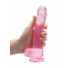Obraz 7/7 - REALROCK -  priesvitné realistické dildo - ružové (19cm)