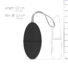 Obraz 5/5 - Easytoys – vibračné vajíčko so 7 rytmami a diaľkovým ovládačom (čierne)