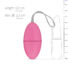 Obraz 6/6 - Easytoys - vibračné vajíčko so 7 rytmami na diaľkové ovládanie (ružové)