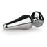 Obraz 3/4 - Easytoys Metal No.11 – análne dildo s ružovým kamienkom – strieborné (3,5cm)
