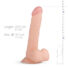 Obraz 5/7 - Real Fantasy Felix - realistické dildo so semenníkmi a prísavkou (22cm) - telová farba