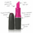 Obraz 4/4 - Screaming Lipstick - vibrátor v tvare rúžu (pink-čierny)
