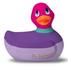 Obraz 5/5 - My Duckie Colors 2.0 - vodotesný vibrátor na klitoris - prúžkovaná kačička (fialovo-ružová)