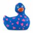 Obraz 5/5 - My Duckie Romance 2.0 - vodotesný vibrátor na klitoris - kačička so srdiečkami (modro-ružová)