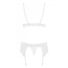 Obraz 6/7 - Obsessive 810-SEG-2 - súprava čipkovaného spodného prádla (biela)