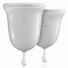 Obraz 1/6 - Jimmy Jane Menstrual Cup - menstrual cup set (translucent-white)