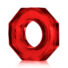 Obraz 1/2 - OXBALLS Humpballs - extra silný krúžok na penis (červený)