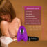 Obraz 3/15 - Aixiasia Ebby vibrator set purple